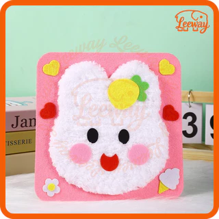 ของขวัญเด็ก ชุดเย็บภาพ DIY ไม่ต้องใช้เข็ม ปลอดภัย ฝึกสมาธิ กิจกรรมครอบครัว แม่ลูกทำด้วยกัน