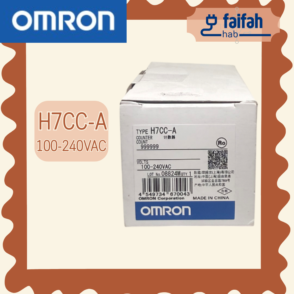 เครื่องนับอิเล็กทรอนิกส์ Counter H7CC-A 100-240VAC ของแท้