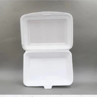 โฟม กล่องเป็ด ใส่ปลาเผา , กล่องข้าว SB 502 ( 17.2 x 23.7 x 4.2 ซม.) มี 500 ใบ รบกวนกดไม่เกิน 2 ชิ้น
