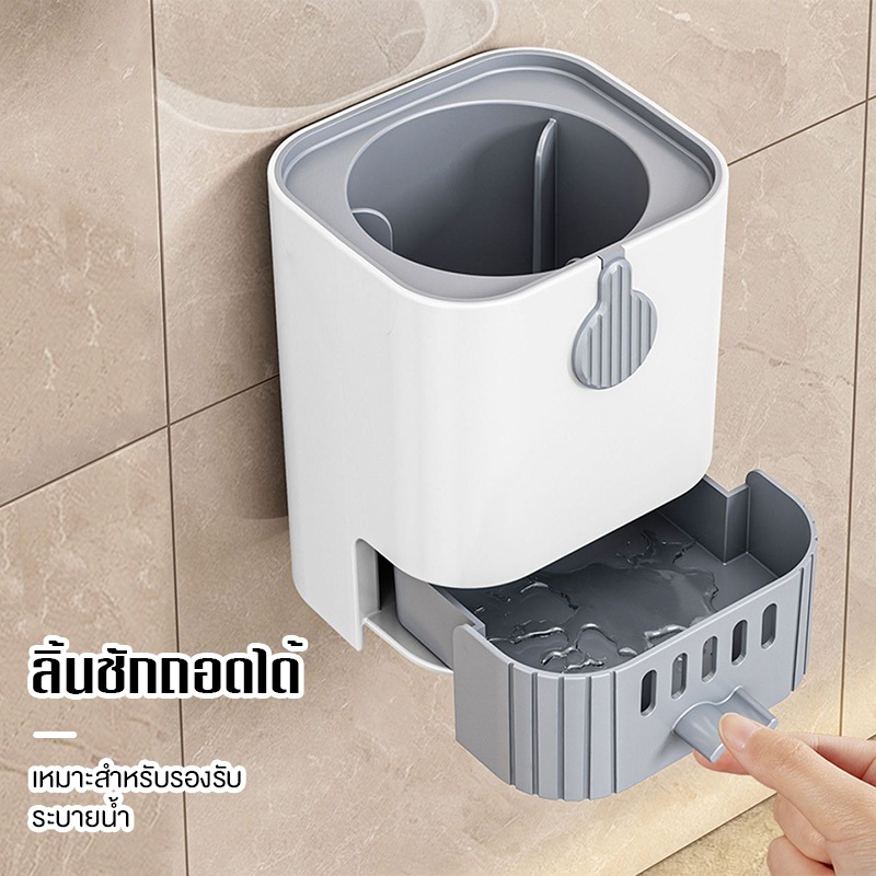 แปรงขัดห้องน้ำ ติดผนัง ที่ขัดห้องน้ำ แปรงขัดส้วม รูปที่ 7