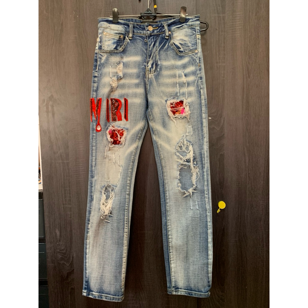 กางเกงยีนส์ ขายาว AMIRI💯💯มือ2