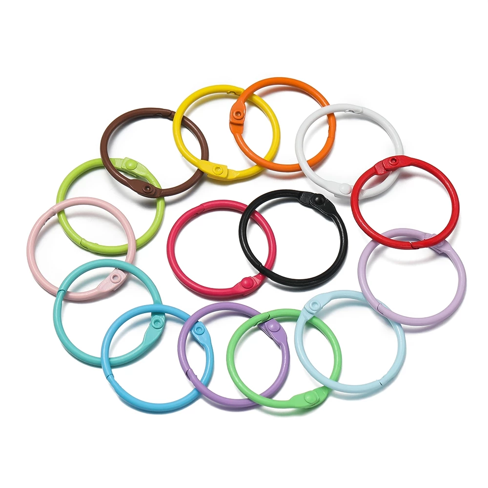 30mm ห่วงกลมแบบเปิด สำหรับทำพวงกุญแจ DIY 5-10 ชิ้น