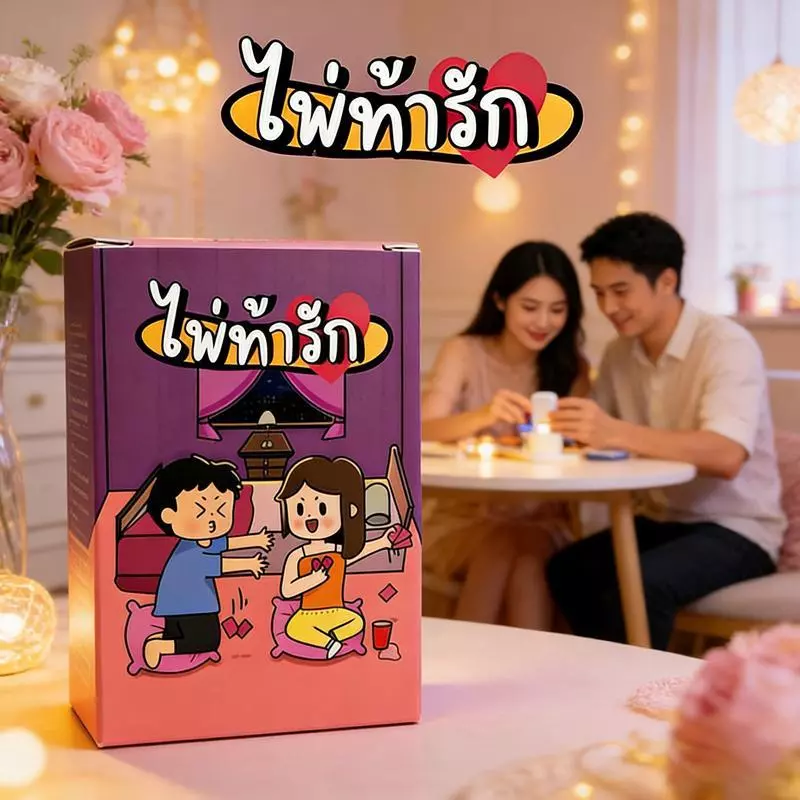 ไพ่คู่รักสุดฮิต เปิดประตูความหวาน เติมไฟรัก เล่นสนุก เข้าใจกันมากขึ้น กระชับความสัมพันธ์ สำหรับคู่รักทุกวัย เพื่อความสุข