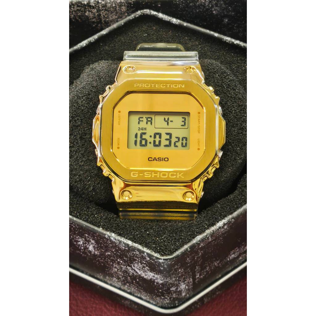 นาฬิกาG-SHOCK Special Color SKELETON GOLD series รุ่นGM-5600SG-9 ของแท้ !!!รับประกัน1ปี