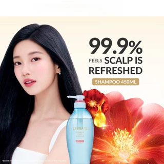 Tsubaki R ซึบากิ พรีเมียม คูลล์ แชมพู (ขวดฟ้า) 450 มล.
