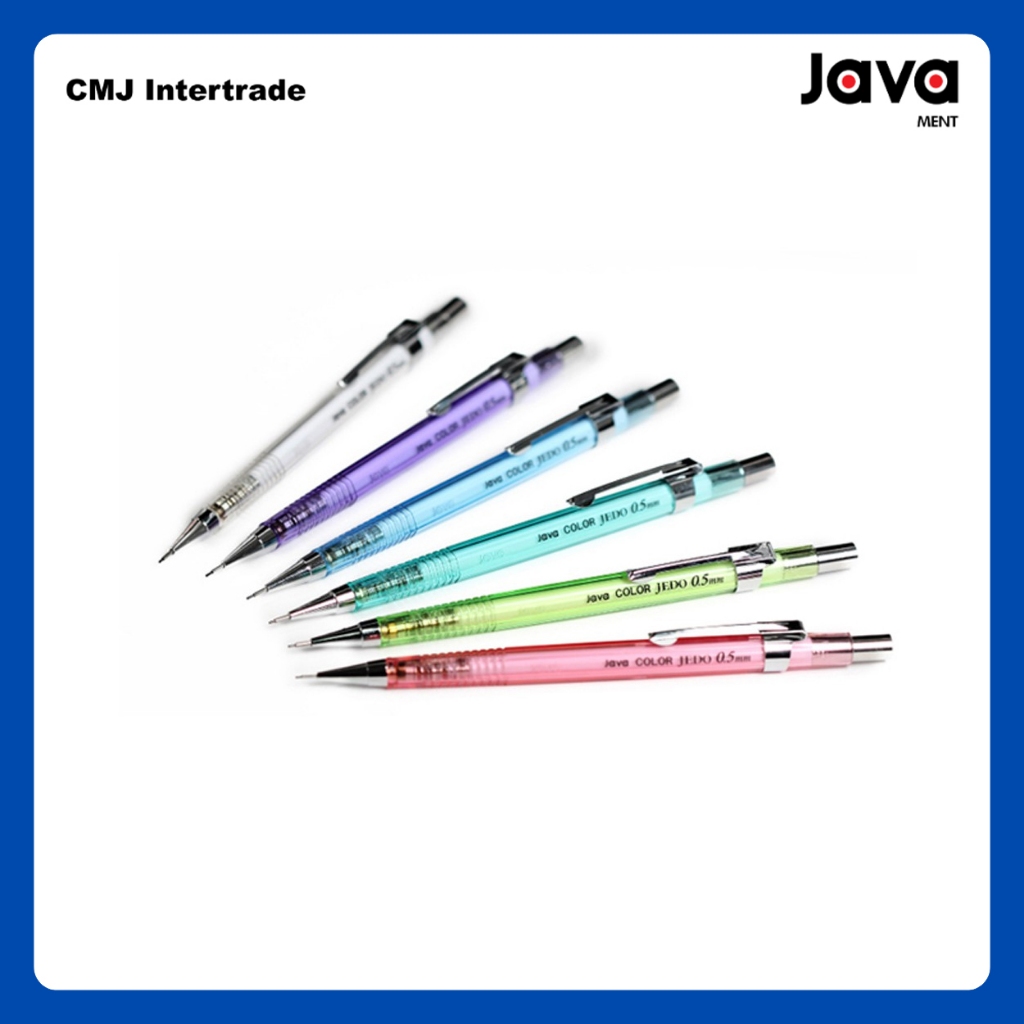JAVA Jedo Machanical Pencil ดินสอกด ขนาด 0.5 มม.มีด้ามให้เลือกถึง 6 สี