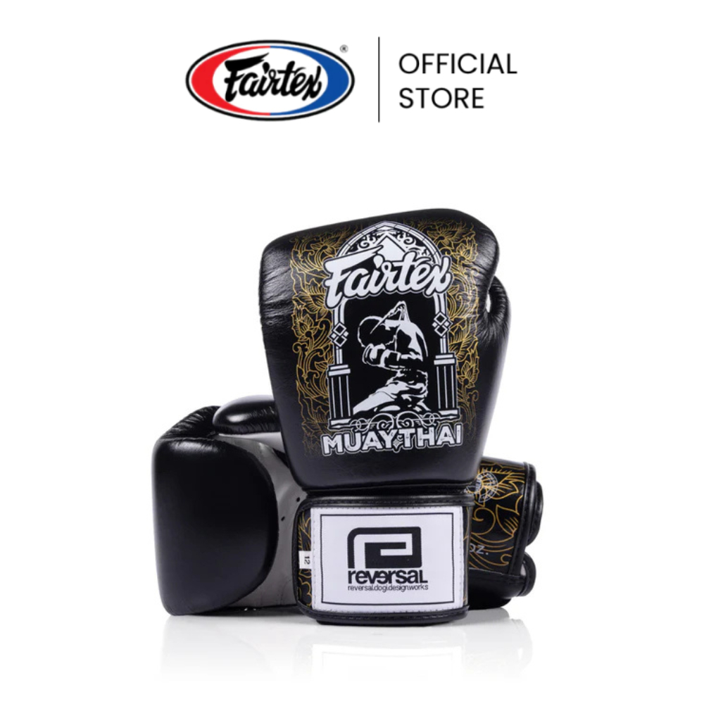 นวมชกมวย Fairtex x Reversal Boxing Gloves – Spirit of Wai Kru Edition