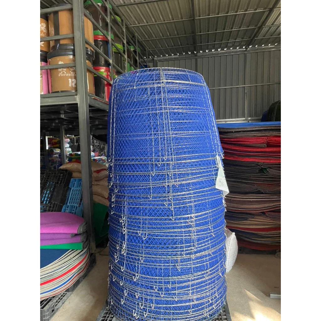 สุ่มไก่แบบเหล็ก ขนาดสูง75กว้าง105 1ชิ้น