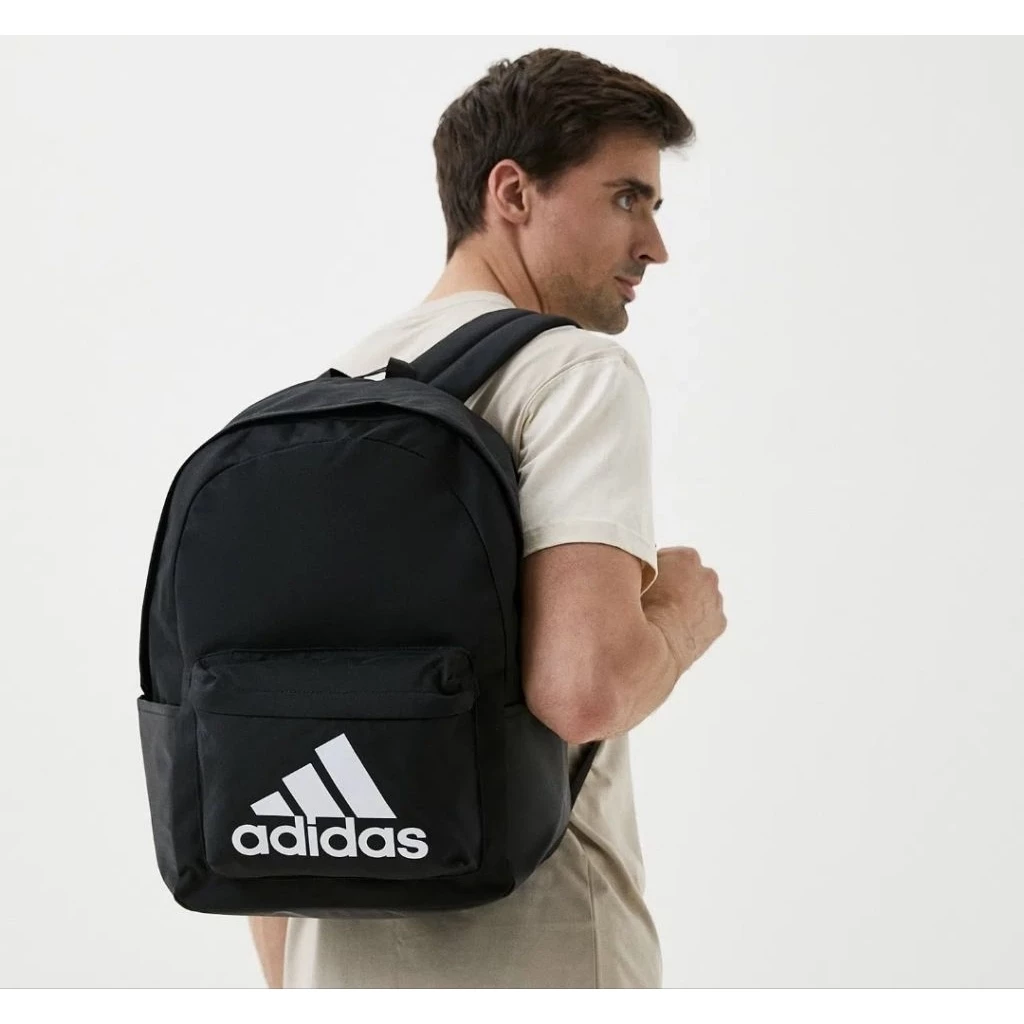 โปรดอ่านก่อนถามของแท้ของใหม่ป้ายไทยAdidas Classic Badge of Sport สีดำ