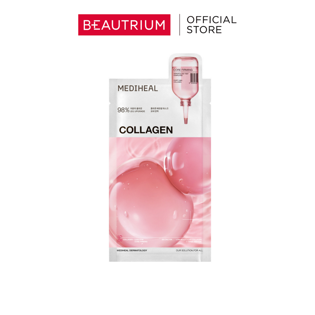MEDIHEAL Collagen Essential Mask Core Firming Ex มาส์ก 24ml