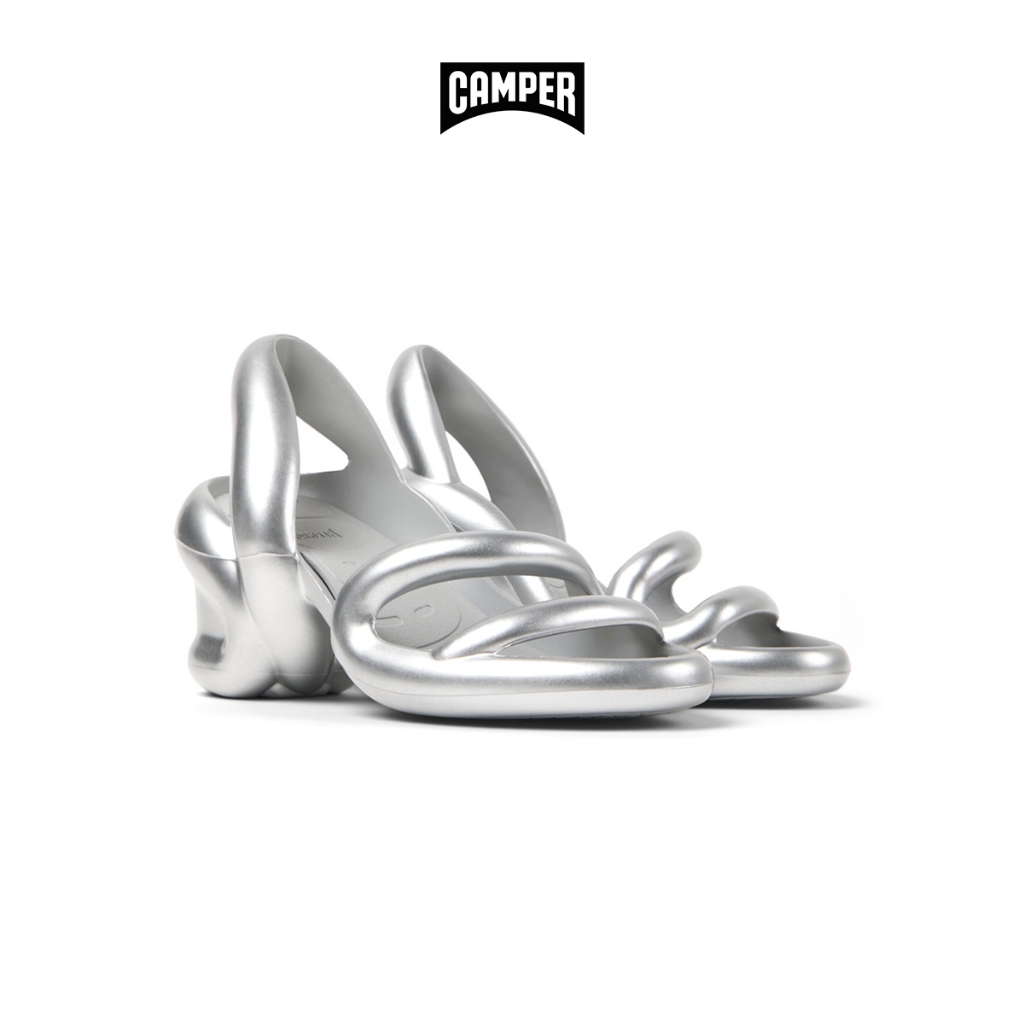 CAMPER รองเท้าส้นสูง ผู้ชาย รุ่น Kobarah สีเงิน ( HEL -  K100839-029 )