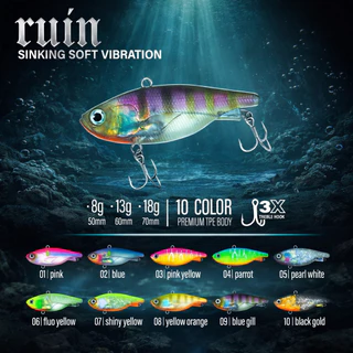 เหยื่อ RUIN SOFT VIBE by LuresFactory