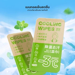 LOFTHOME ทิชชู่เปียก วัสดุทำความเย็น ออกกำลังกายกลางแจ้ง ผ้าเช็ดทำความสะอาดเย็น ผ้าเช็ดหน้าเด็ก ผ้าเช็ดตัว
