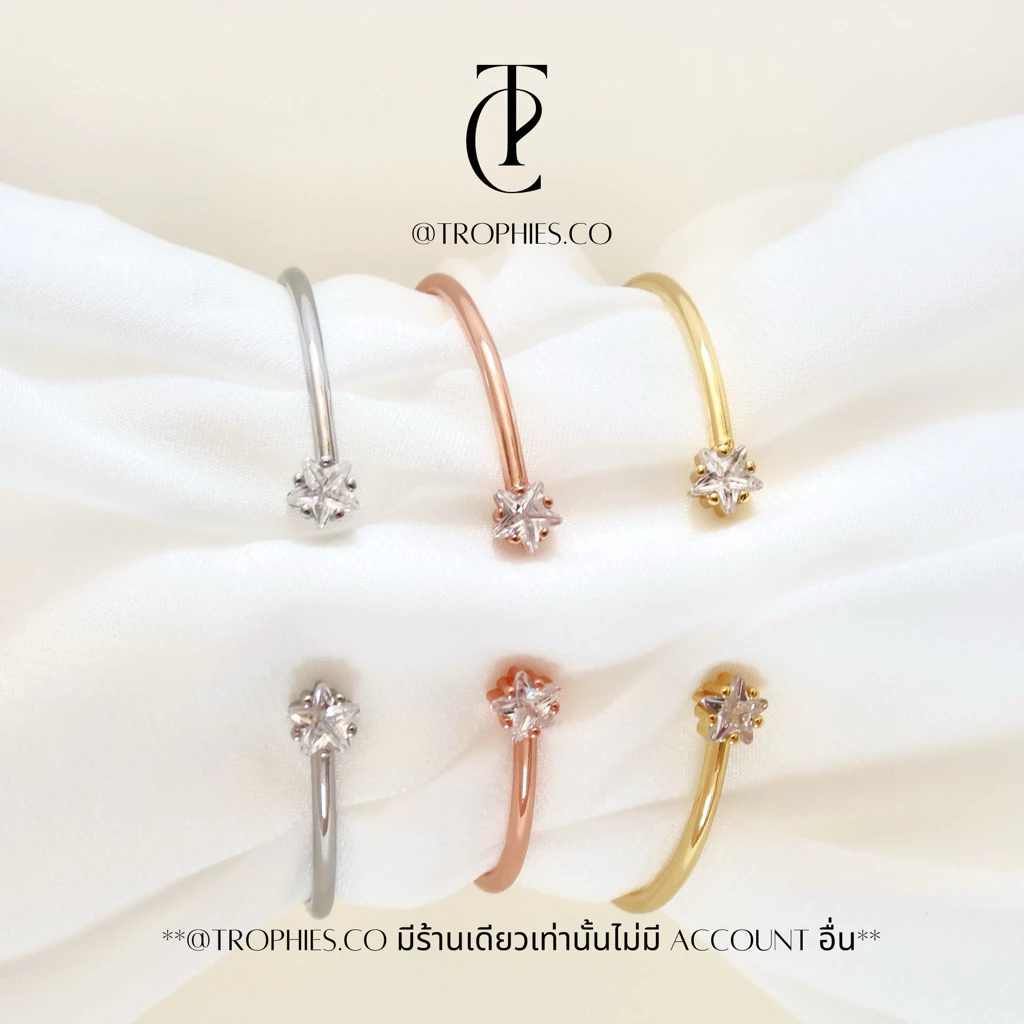 Signature Star bangle 𝑻𝒉𝒆 𝒔𝒊𝒈𝒏𝒂𝒕𝒖𝒓𝒆 𝒔𝒕𝒂𝒓 𝒄𝒐𝒍𝒍𝒆𝒄𝒕𝒊𝒐𝒏 กำไลดาว กำไลข้อมือดาว เพชร | @trophies.co