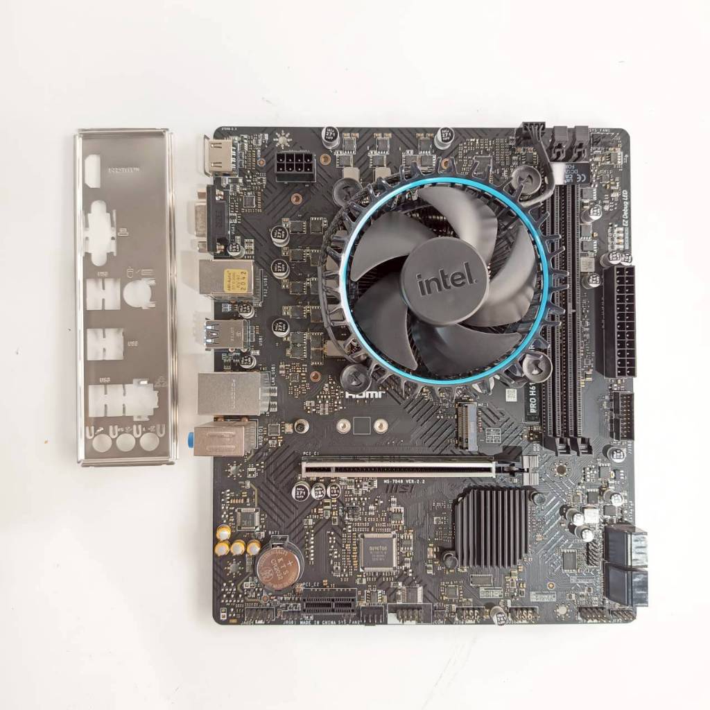 CPU   Core i5  12400F  +  M/B  MSI  PRO  H610M-E  DDR4