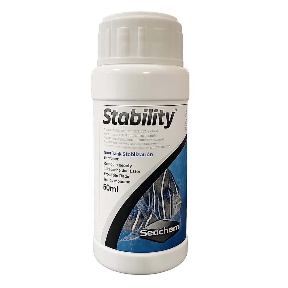 Seachem Stability 50ml ของแท้ แบ่งจากแกลลอนใหญ แบคทีเรียตั้งระบบน้ำ เร่งจุลินทรีย์ ตู้ปลาใสไว