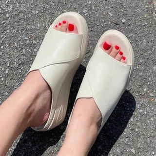 Shoes i amm B15 รองเท้าส้นเตารีด สวมหน้าเต็ม **พร้อมส่งในไทย**