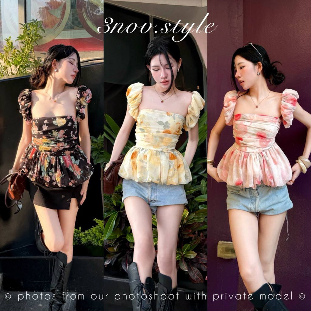 3nov x Suwimol : เสื้อ รุ่น บัวลอยไข่หวาน