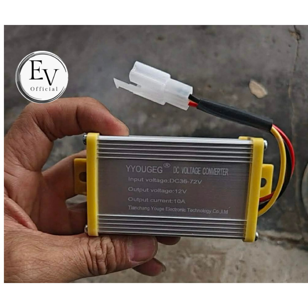 DC to DC แปลงไฟจาก 48V-72V เป็น 12 V ใช้กับรถไฟฟ้าทุกรุ่น ทุกยี่ห้อ