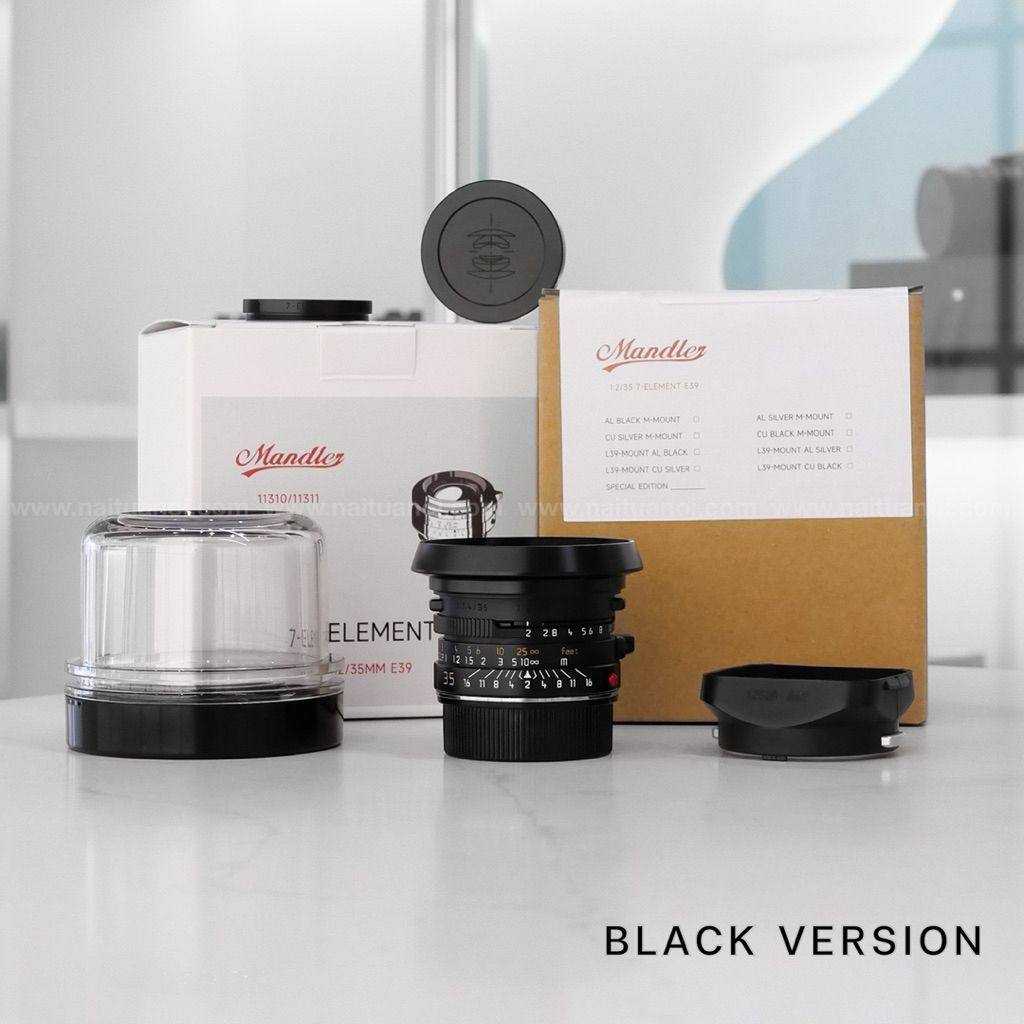 ‼️พร้อมส่ง‼️Mandler 35 F2 Black For M-mount ( Mandler Lens เลนส์แมนด์เลอร์ 35mm f2 เลนส์จีนที่คุณภาพเกินราคา )