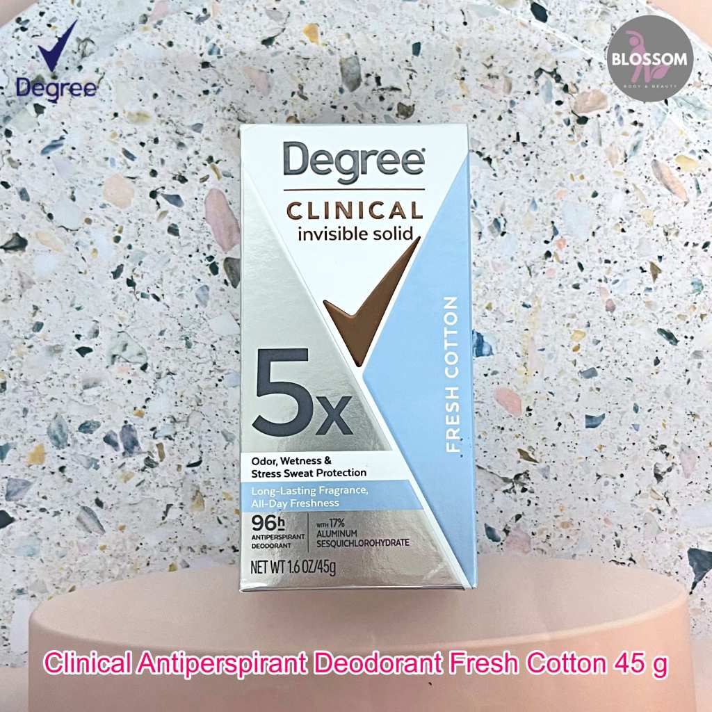 Degree - Clinical Antiperspirant Deodorant Fresh Cotton 45 g โรลออนสติ๊ก