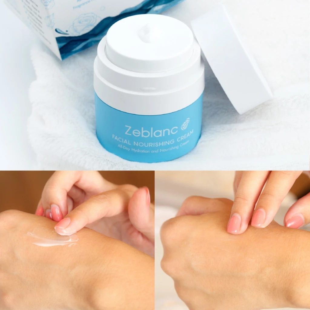 ครีมบำรุงผิวหน้าคนท้อง ให้ความชุ่มชื้น Zeblanc Facial Nourishing Cream ปราศจากน้ำหอมและพาราเบน Moisturizer Skincare thumbnail 6