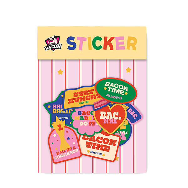 Bacon Time | BAC. Sticker Set สติกเกอร์