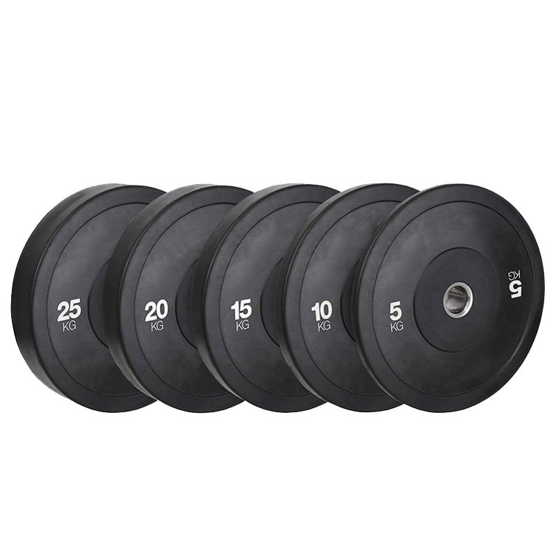 แผ่นน้ำหนักบั้มเปอร์เพลท Olympic แผ่นบาร์เบลคุณภาพสูง Bumper Plate (รู 2 นิ้ว) 5-25kg/แผ่น ป้องกันสนิม พร้อมส่งฟรี y