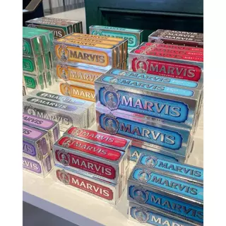 Marvis ยาสีฟัน85กรัมหลายรสชาติฟันไวท์เทนนิ่งลมหายใจสดชื่นหมากฝรั่งป้องกันที่มีความสำคัญปากเป็นมิตร