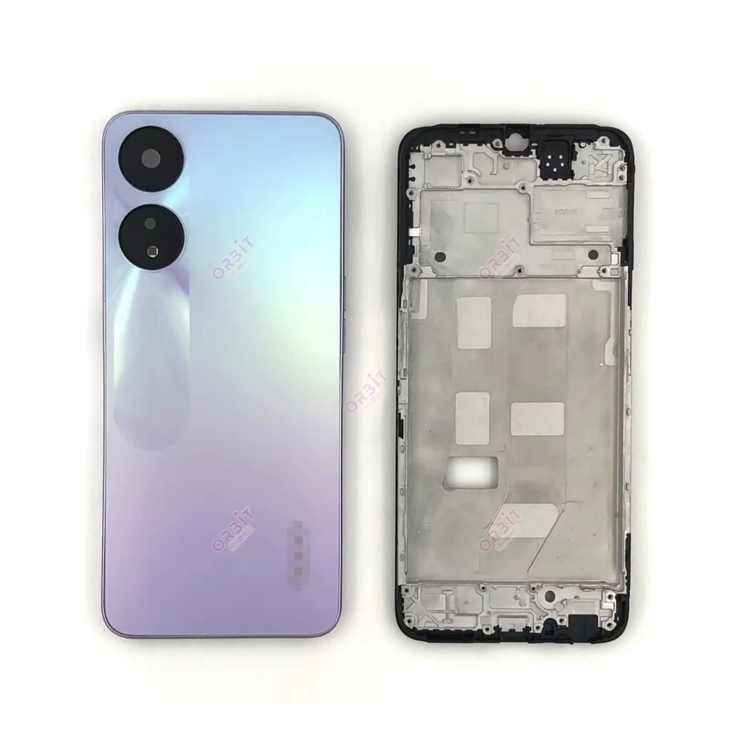 บอดี้ Oppo A78 5G เคสกลางพร้อมฝาหลัง ใหม่ Body อะไหล่มือถือ