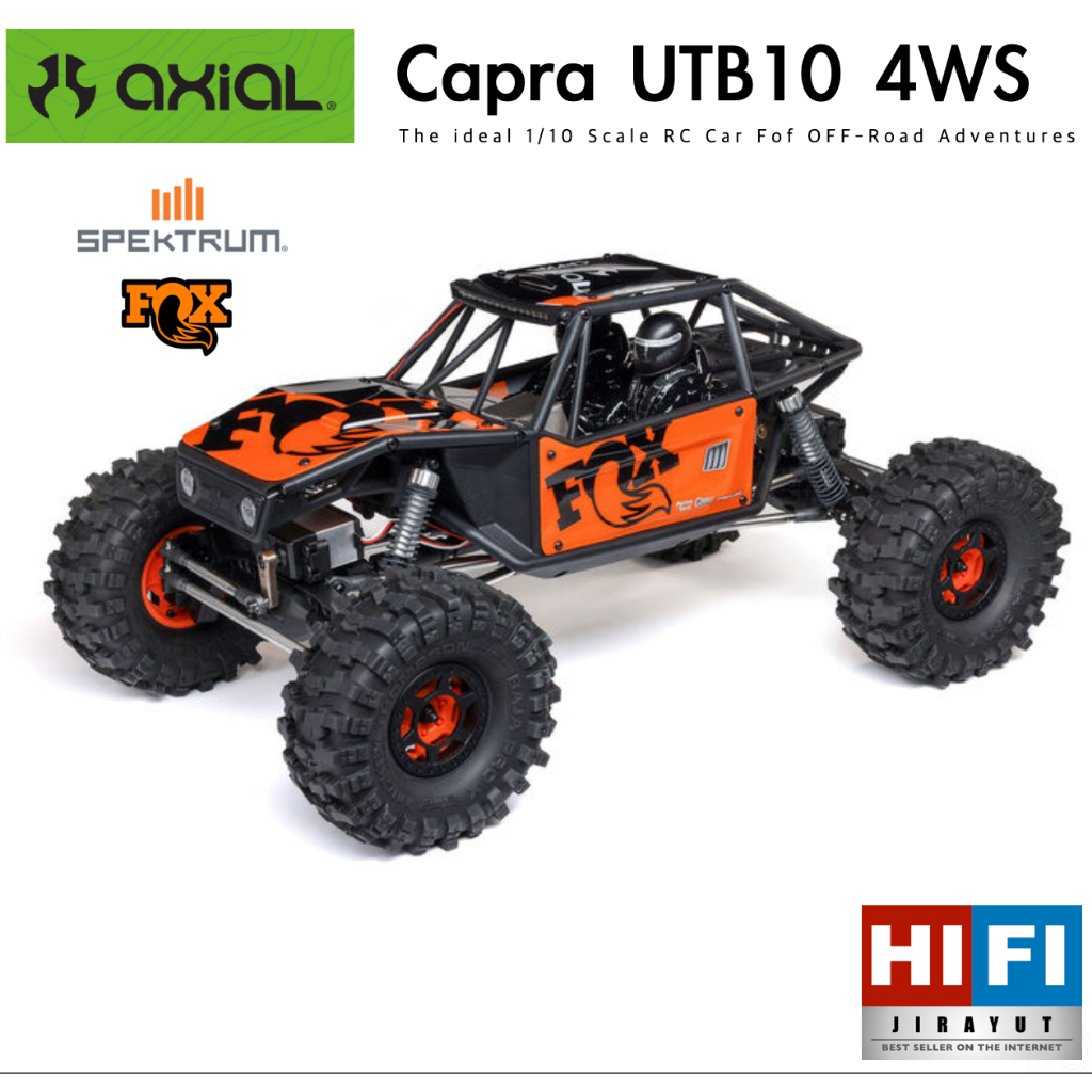 Axial 1/10 UTB10 Capra 1.9 4WS 4X4 Unlimited Trail Buggy Brushed RTR FOX AXI-1543T1 ของแท้ 100% จัดส