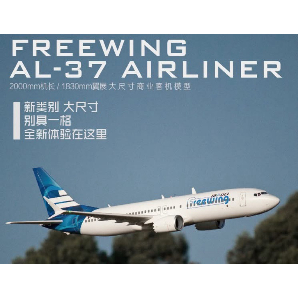 🇹🇭Freewing AL37 Airliner Twin 70mm EDF Jet - PNP