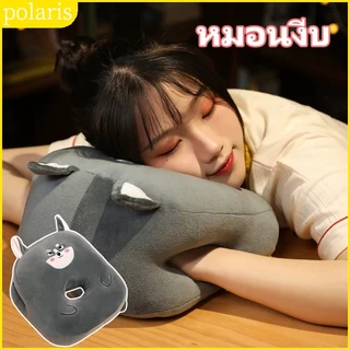 หมอนอิง การ์ตูน หมอนพักกลางวัน สอดแขนได้ หมอนซุกมือ เบาะพิงหลัง น่ารักนุ่มสบาย มีสองวิธีใช้งาน