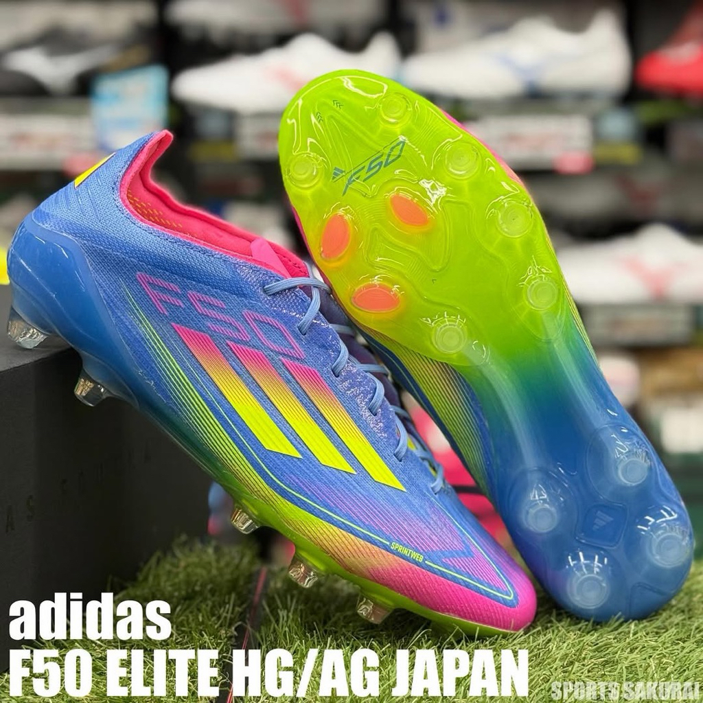 Adidas F50 Elite HG/AG JPN ท็อปของแท้ 💯%  อุปกรณ์ครบกล่อง