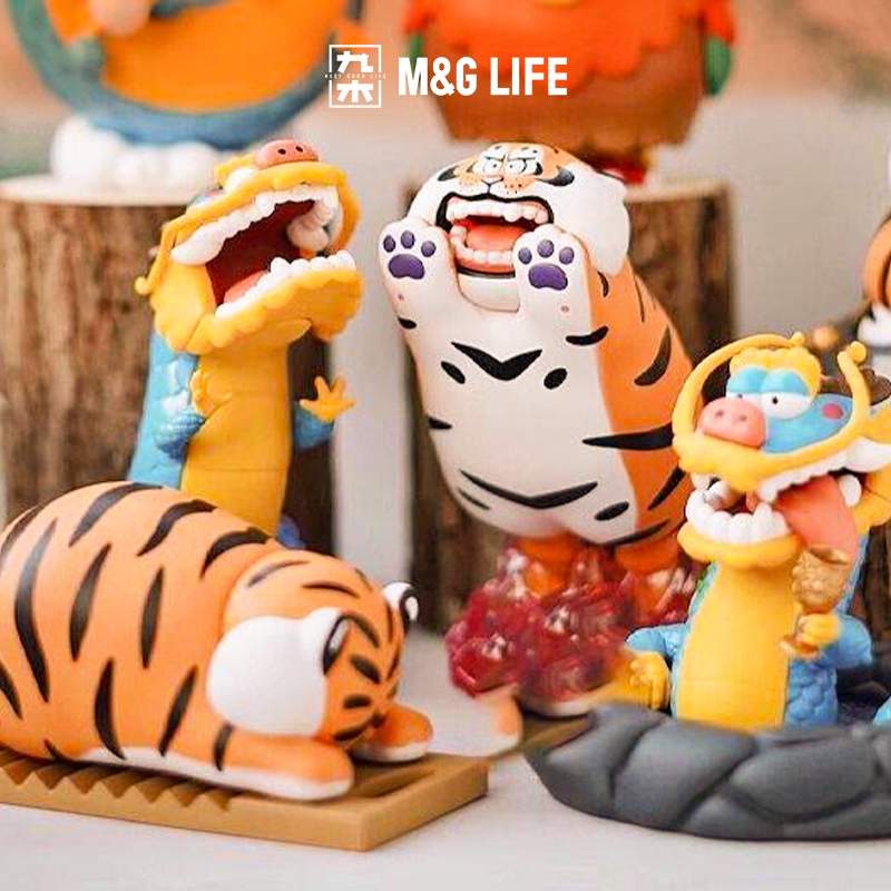 M&G LIFE x Alexander the Fat Tiger Dragon Soaring and Tiger Leaping Series 1pcs Blind Boxes Desktop Ornament
