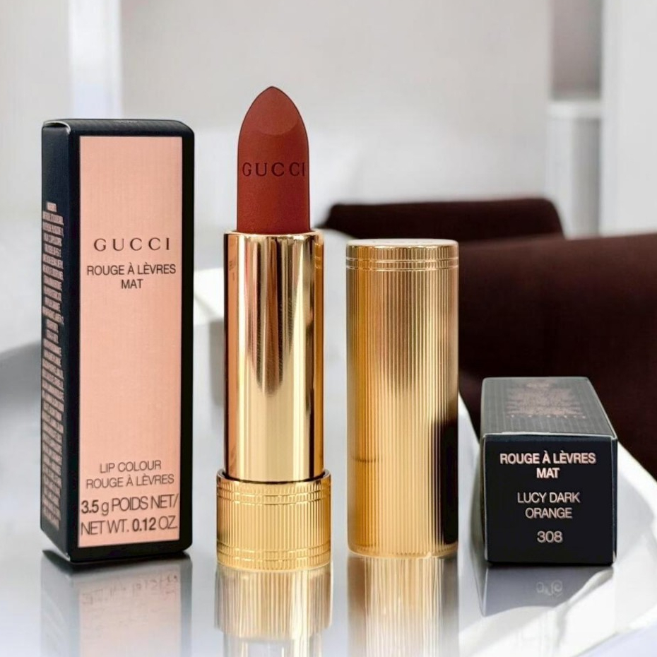 Gucci ลิปสติก Rouge a Levres Mat Lip Colour มีสีและขนาดให้เลือก