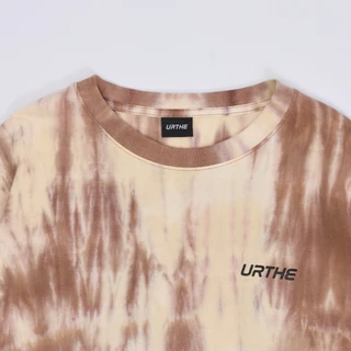 URTHE - เสื้อยืด ลายมัดย้อม Oversize รุ่น ASSORTED COLORS OVERSIZE T-SHIRT