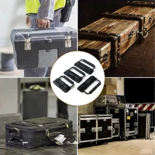 มือจับสปริงเปลือยดำ( ราคา 1ตัว) แบบไม่มีสกรู ที่จับแบบพับได้ 100mm ตู้ลำโพงDiy