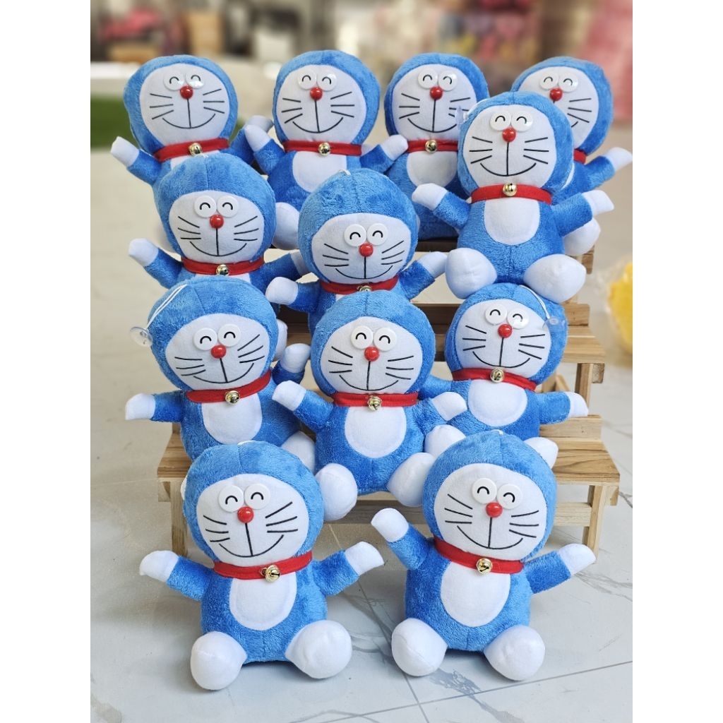 ตุ๊กตาโดเรม่อนยกโหล เซตละ 12ตัว พร้อมส่ง ของขวัญปีใหม่แจกเด็กๆ โดเรม่อนน่ารัก ใช้แจกแถมลูกค้า ม่อนยกโหลราคาส่ง