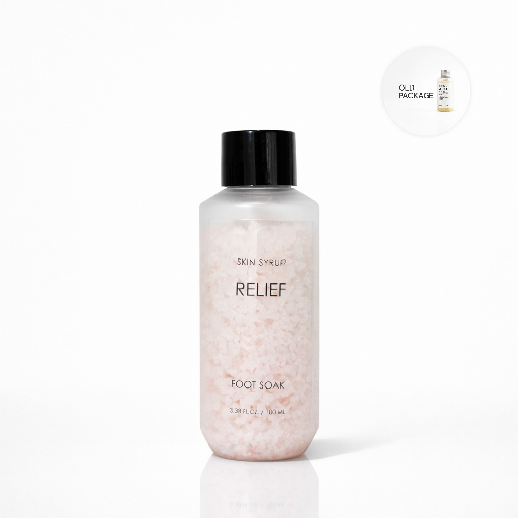[New] Relief Foot Soak เกลือสมุทรแช่เท้าผสมใบชากลัด จาก SKIN SYRUP