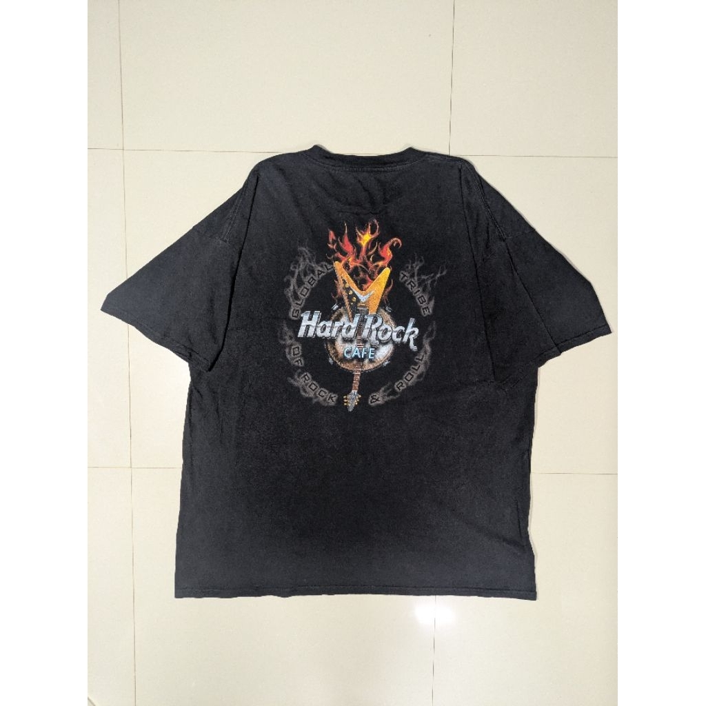 เสื้อยืดมือสอง Hard Rock Cafe ไซส์ XXL อก 55 นิ้ว ยาว 33.5 นิ้ว