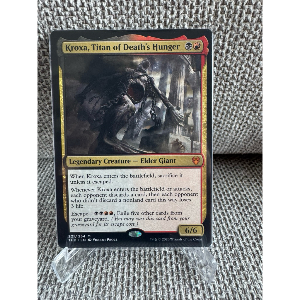MTG Theros Beyond Death: Kroxa, Titan of Death's Hunger