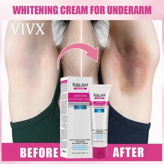 VIVX Kojic Acid ครีมขาหนีบดำ 50ml ครีมทารักแร้ขาว ครีมบำรุงรักแร้ เข่าดำ ผิวขาว สิ่งประดิษฐ์ ครีมขาหนีบดำ ครีมทาคอดำ