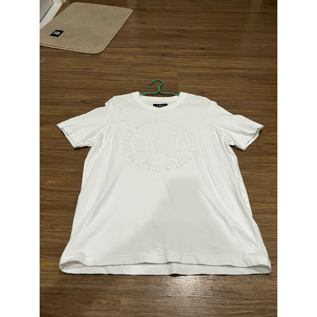 CC DOUBLE O x Disney เสื้อยืด size L อก 40 ‘ ยาว 26' สีขาว เป็นสินค้ามือ2
