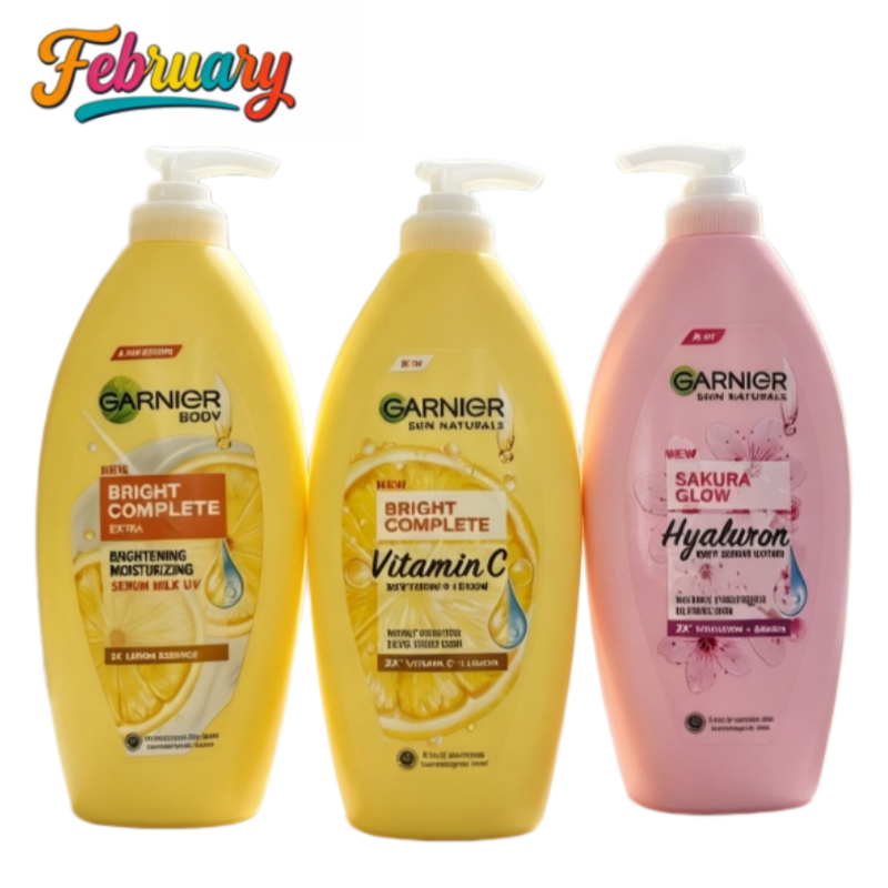 โลชั่น GARNIER | ขาวใส · ชุ่มชื้น · ไม่เหนียวเหนอะหนะ，ซึมซาบเร็ว ไม่เหนียวเหนอะหนะ ใช้หน้าร้อนก็สบาย,มีให้เลือก 3 กลิ่น