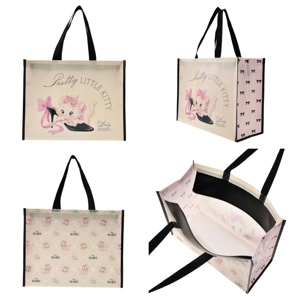พร้อมส่ง ✅ กระเป๋ากระสอบ Disney Japan แท้ 🇯🇵 ลาย Marie ✨ Anniversary Collection 55 Years ✨