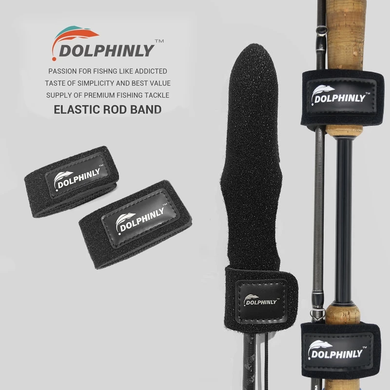 Dolphinly สายรัดคันเบ็ดตกปลา สายลัดปลายคันเบ็ด ถุงหุ้มรอกหยุดน้ำ