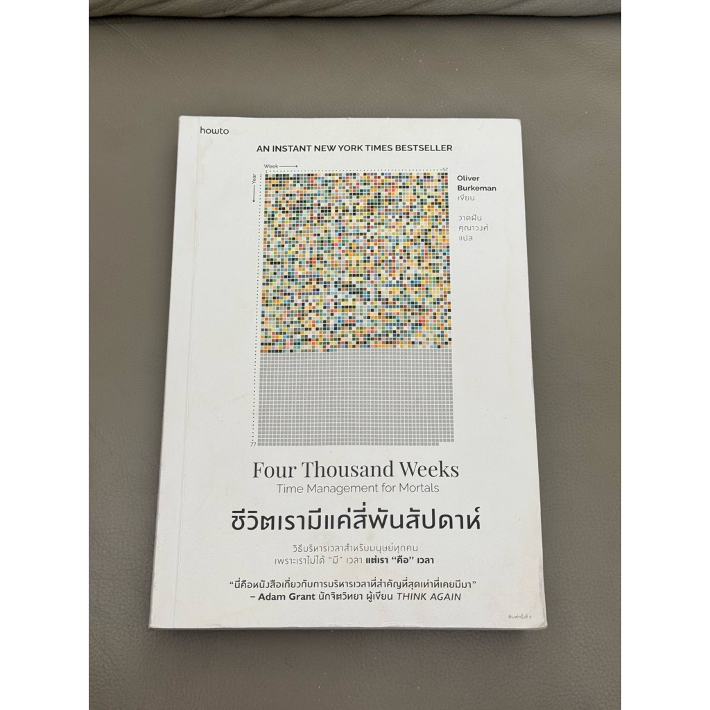 หนังสือชีวิตเรามีแค่ 4000 สัปดาห์