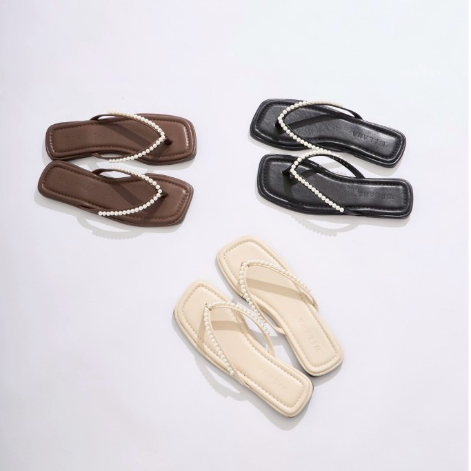 📢 ลด100.- กดสั่งวิดีโอในร้าน‼️ รองเท้าแตะ รุ่น   P33  ตัวสายแต่งมุกดีไซน์หรูกรา เพิ่มความน่ารัก สาวๆทุกบ้านต้องมี!