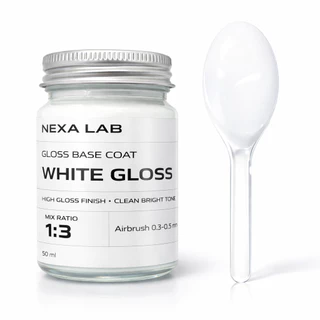 NEXA LAB GLOSS BASE COAT MIX 1:3 ดำเงา / ขาวเงา ผสม 1:3